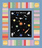 Solar System Explorer FREE Downloadable Pattern in Traditional 30's fabrics