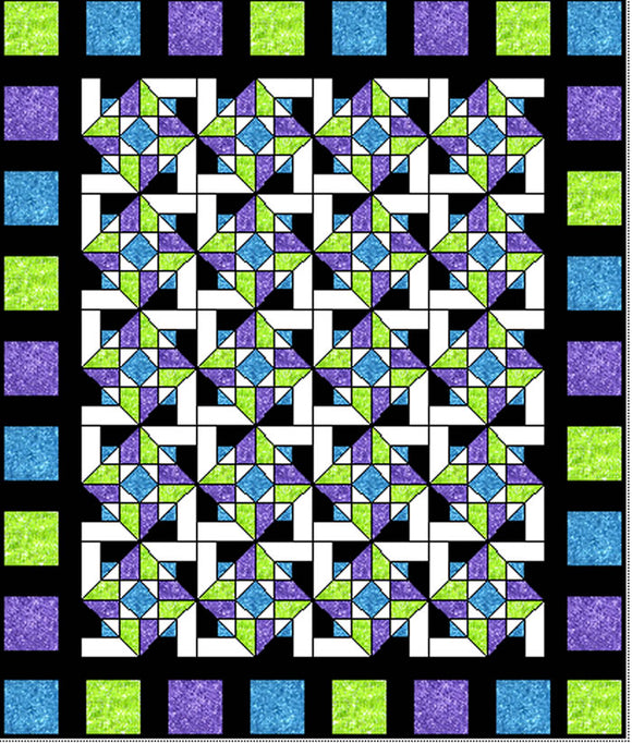 Double Effect Quilt Pattern by Sam Quilt Designs