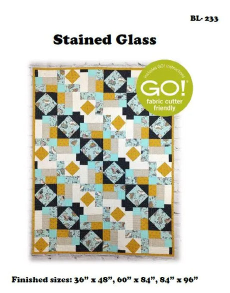 Stained Glass Quilt Pattern by Beaquilter