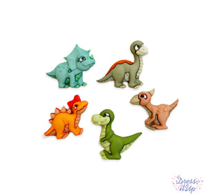 Stomp, Chomp and Roar Buttons by Dress It Up