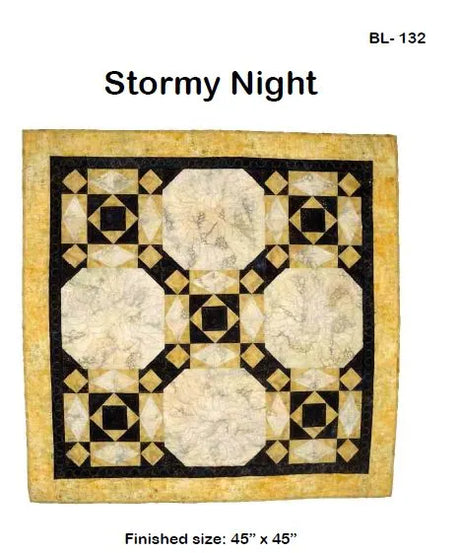 Stormy Night Quilt Pattern by Beaquilter