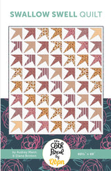 Swallow Swell Quilt Downloadable Pattern in Harvest on the Prairie fabrics