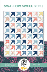 Swallow Swell Quilt Downloadable Pattern in Love You to the Moon fabrics