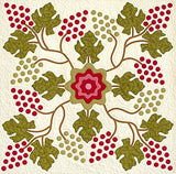 Back of the The Grape Quilt Pattern by Come Quilt