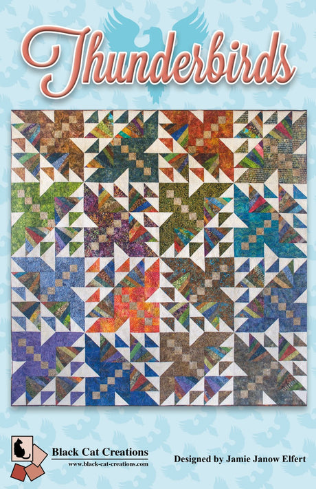 Thunderbirds Quilt Pattern by Black Cat Creations