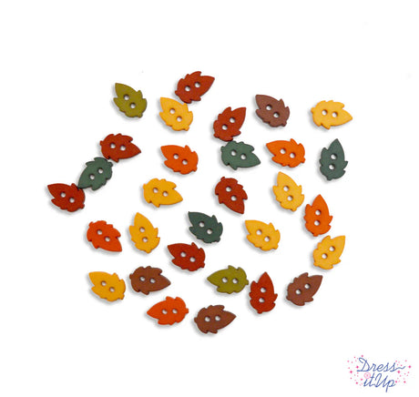 Tiny Raking Leaves by Dress It Up