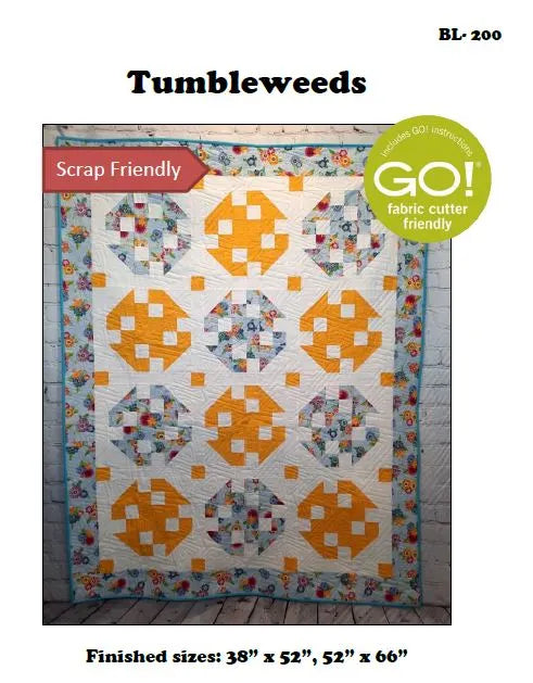 Tumbleweeds Quilt Pattern by Beaquilter