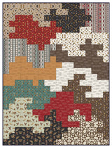 Tumbling Bricks Quilt Pattern in The Homestead fabrics