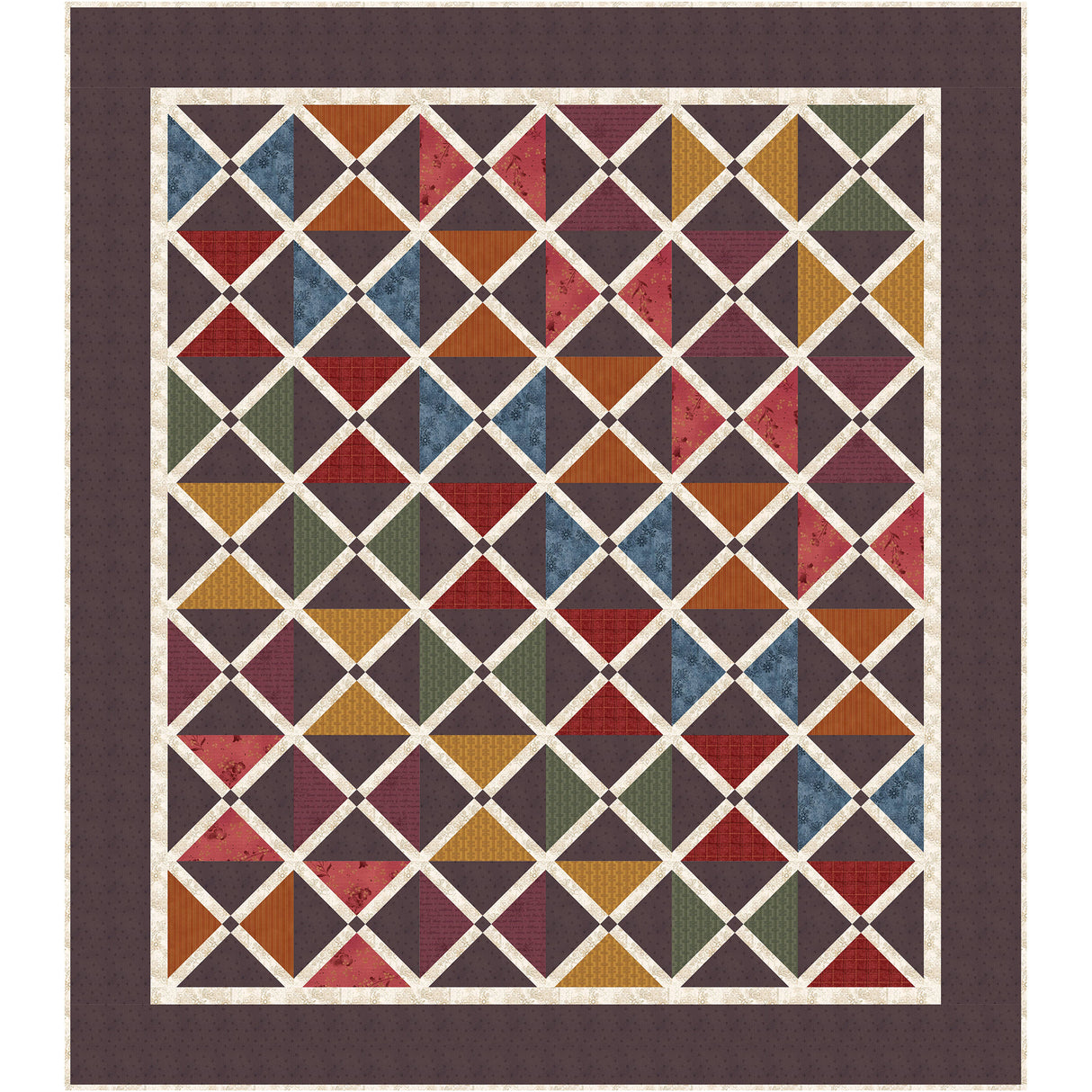 Nature's Grid Quilt Pattern by Upper Canada Quiltworks