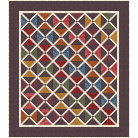 Nature's Grid Quilt Pattern by Upper Canada Quiltworks