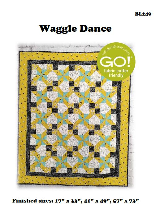 Waggle Dance Downloadable Pattern by Beaquilter