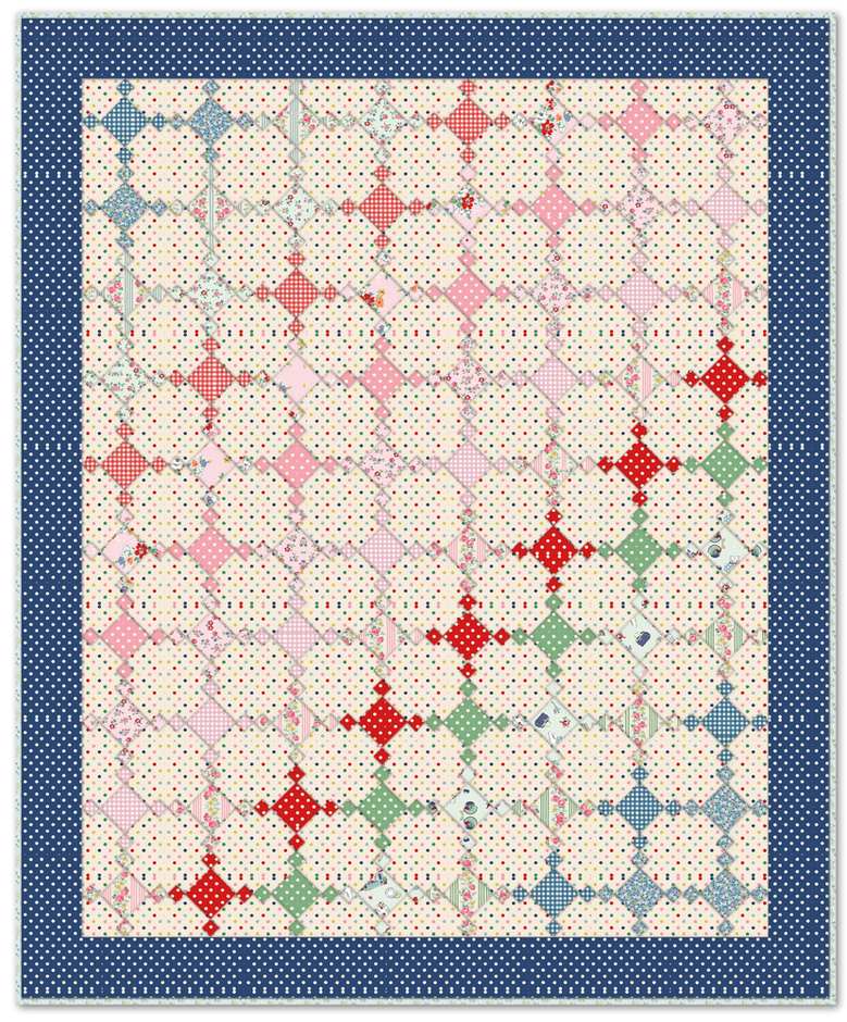 Walk Through the Meadow FREE Downloadable Pattern shown in Cath Kidston® Signature Collection fabrics
