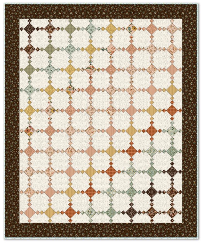 Walk Through the Meadow FREE Downloadable Pattern shown in Worth Repeating fabrics
