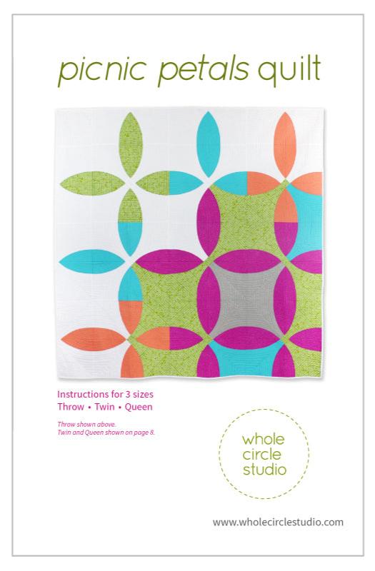 Picnic Petals Quilt Pattern by Whole Circle Studio