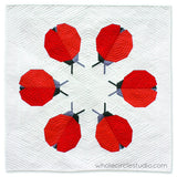 Ladybug Loop Quilt Pattern by Whole Circle Studio