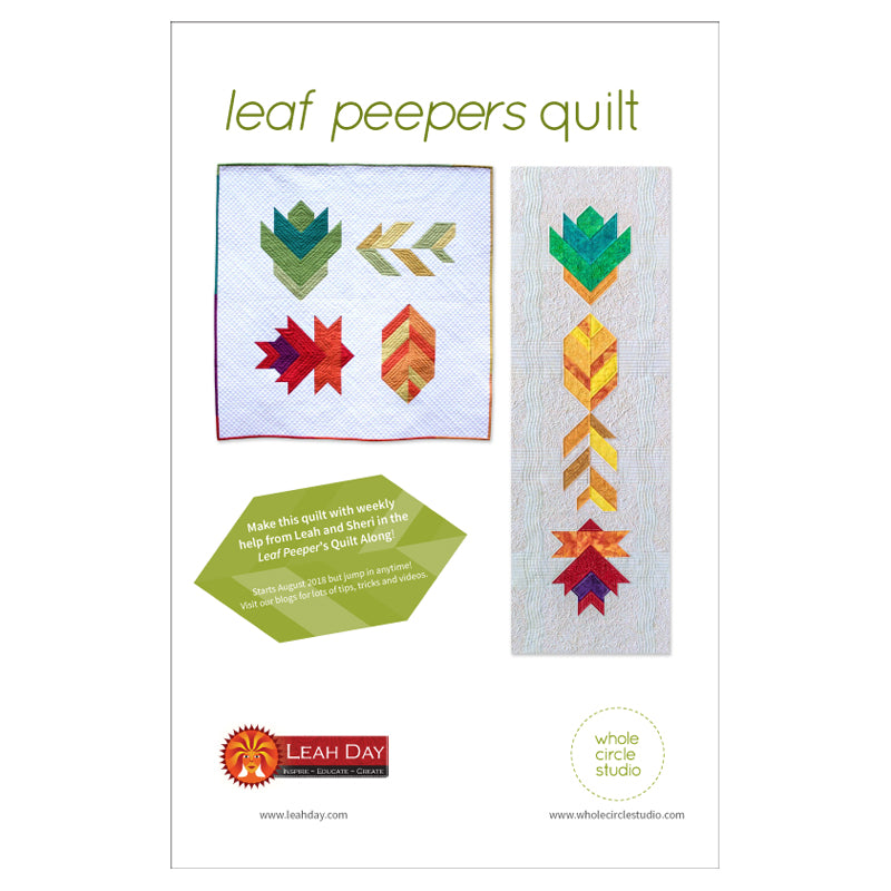 Leaf Peepers Quilt Pattern by Whole Circle Studio