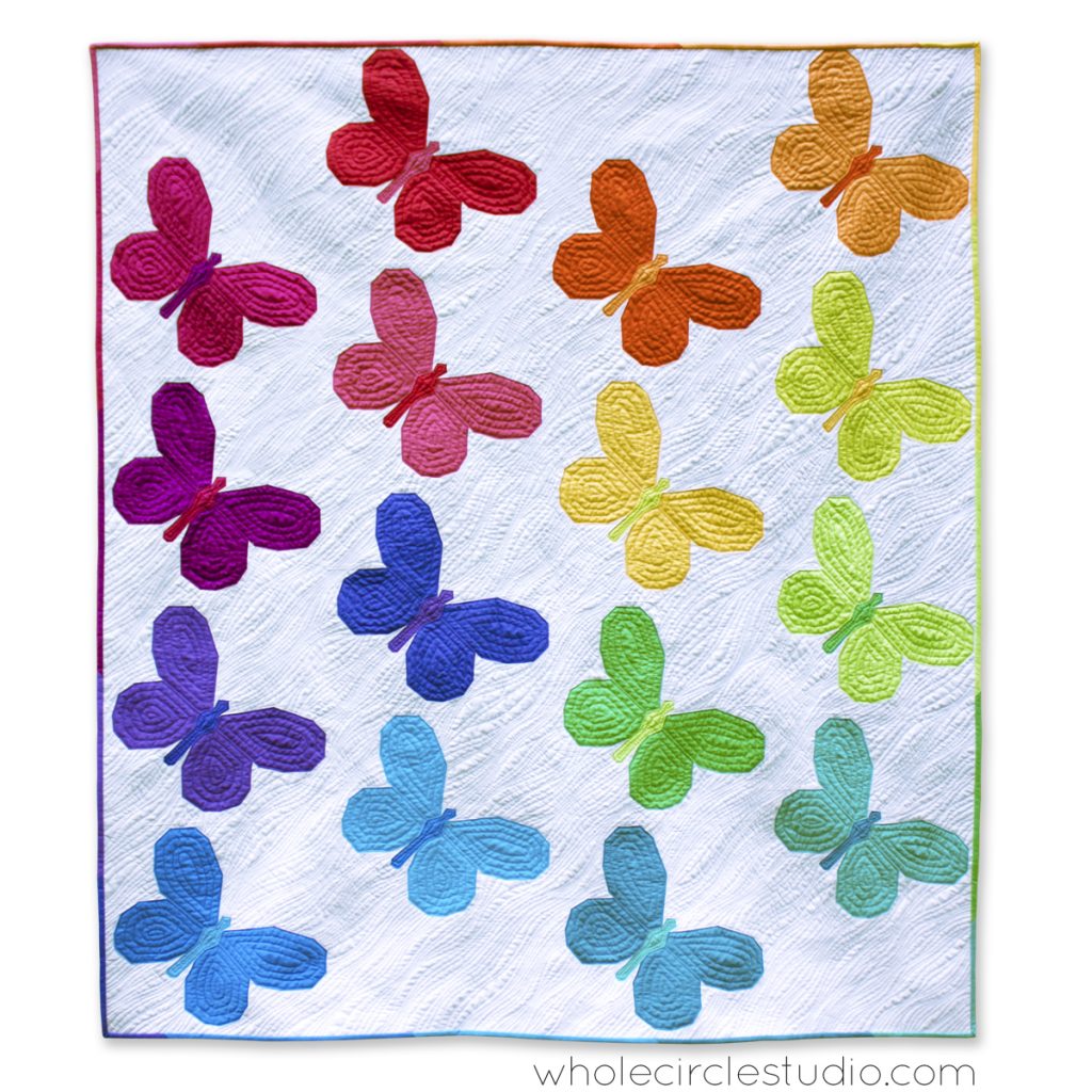 Butterfly Bunch Quilt Pattern by Whole Circle Studio