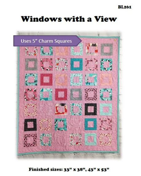 Windows With a View Downloadable Pattern by Beaquilter