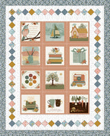 Worth Repeating Panel Quilt FREE Downloadable Pattern in Petals & Hazel fabrics