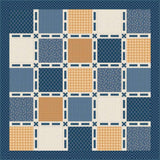 Woven Threads - Cozy FREE Downloadable Pattern in Denim & Daisy fabrics