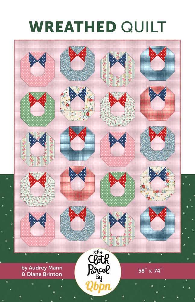 Wreathed Quilt Pattern shown in Cath Kidston® Signature Collection fabrics
