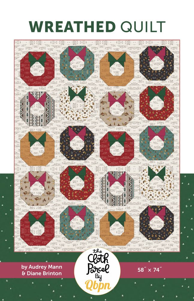 Wreathed Quilt Pattern shown in The Homestead fabrics
