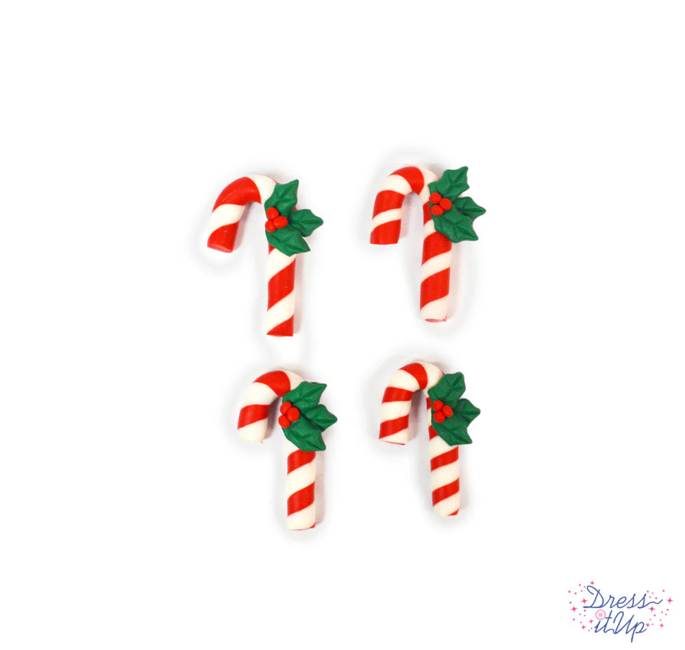 Christmas Canes Buttons by Dress It Up