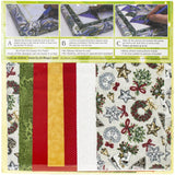 Fabric included in no sew wall hanging kit