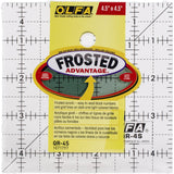 OLFA Frosted Advantage Non-Slip Ruler "The Charm"