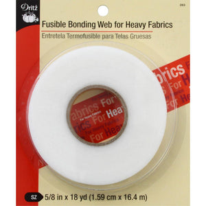 Dritz Fusible Bonding Web For Heavy Fabrics .625"X18yd