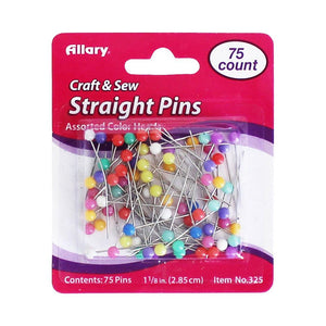 Allary Straight Pins 75/Pkg