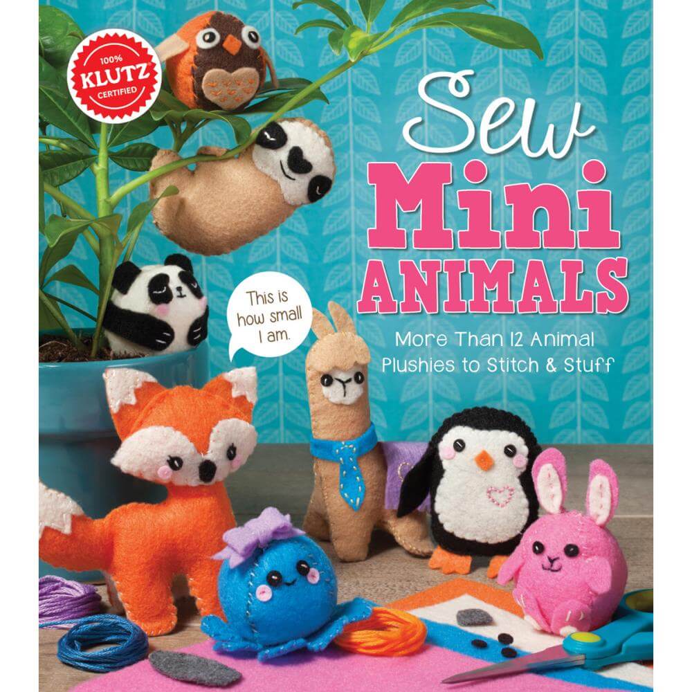 Sew Mini Animals Book Kit