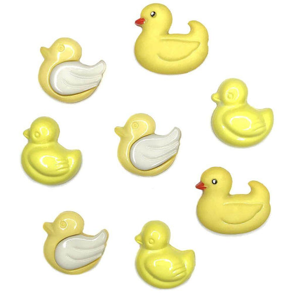 Yellow ducky buttons