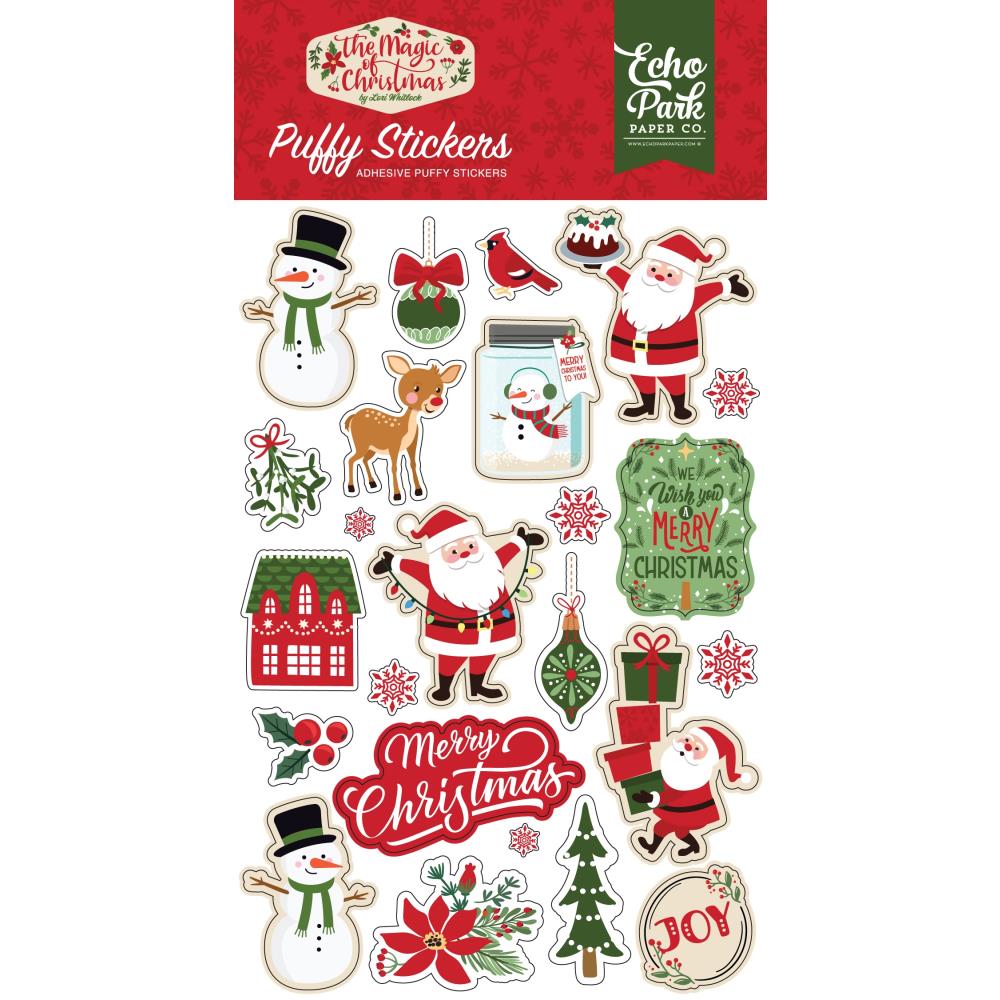 The Magic Of Christmas Puffy Stickers by Echo Park