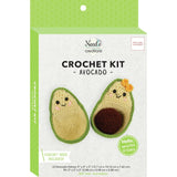 Avocado crochet kit shown in box