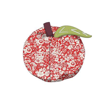 Emily Silhouette Flower Apple Pin Cushion by Liberty Fabrics