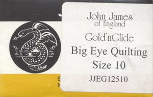John James GoldN Glide Big Eye Between / Quilting