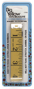 Tape Measure Big Yellow Extra Wide