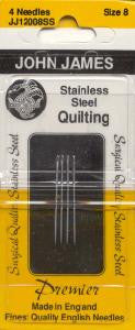 John James Stainless Steel Between / Quilting Needles 