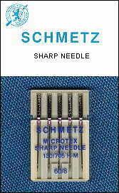 Schmetz Sharp / Microtex Needle
