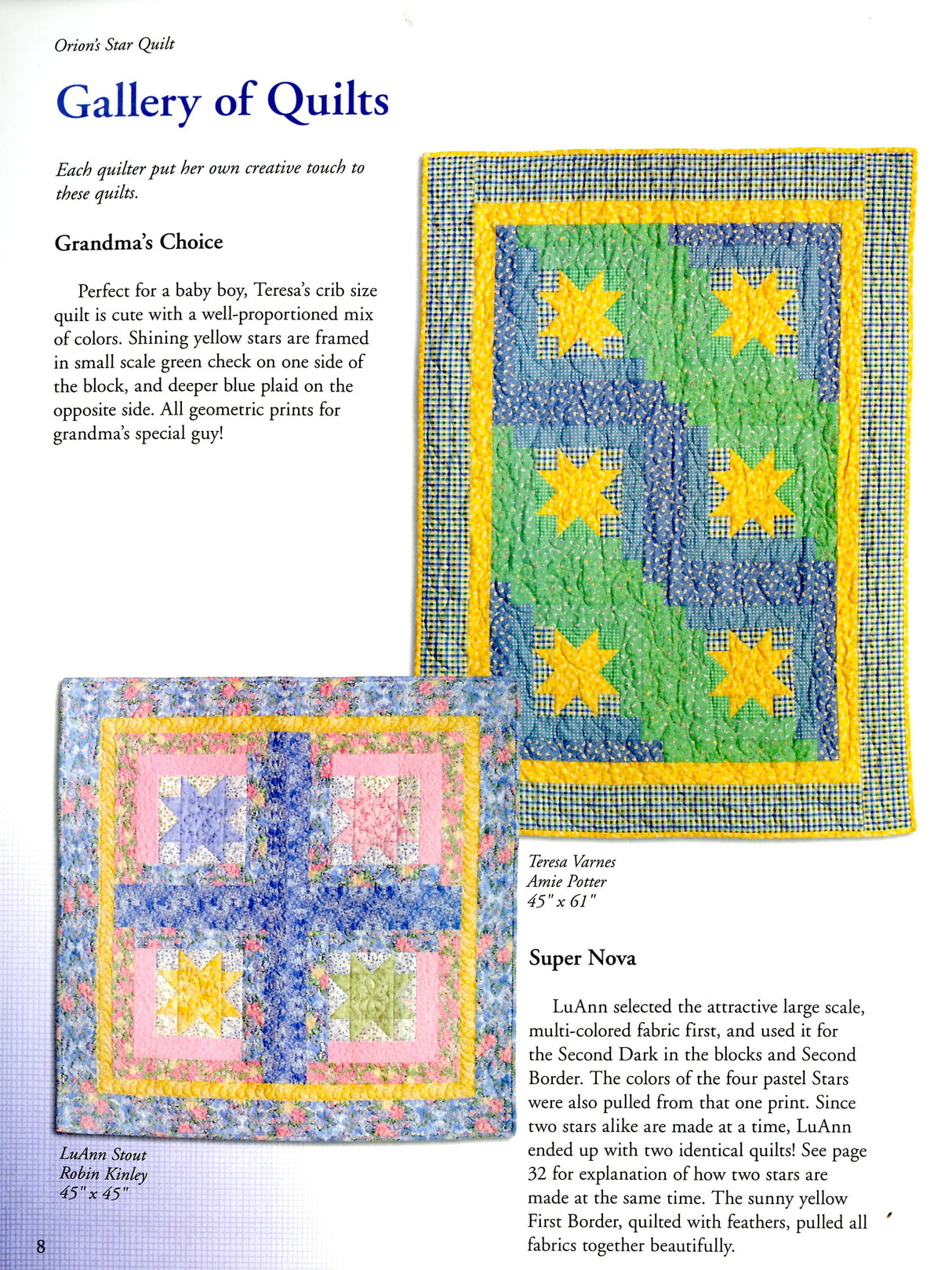 Orions Star Quilt