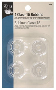 Bobbin Plastic Class 15 4ct