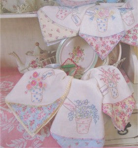 Cottage Flowerpot Tea Towels