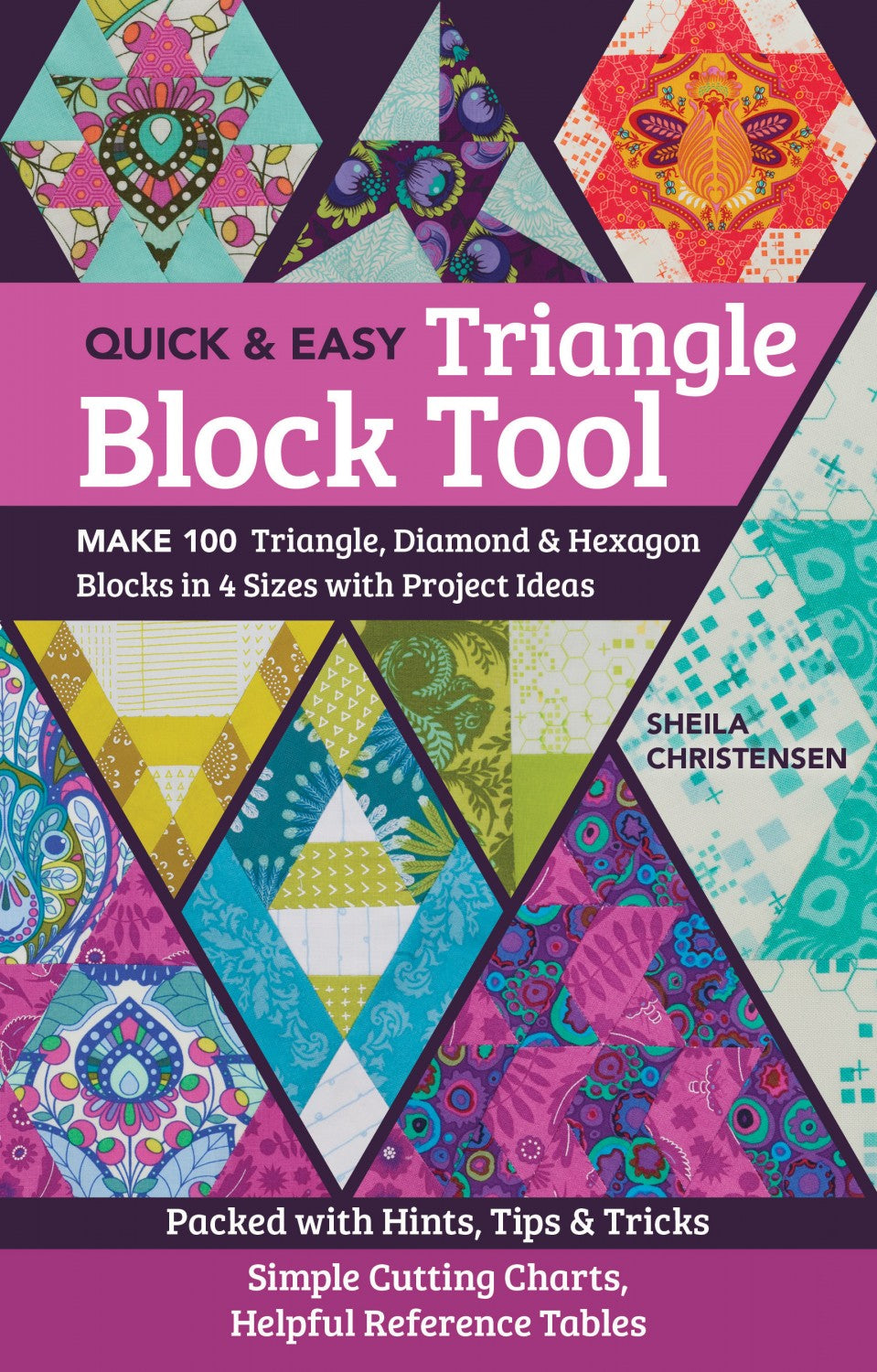Pattern Blocks Triangle Pictures Worksheet Pattern The Quick & Easy Triangle Block Tool Pattern – Quilting Books Patterns ...
