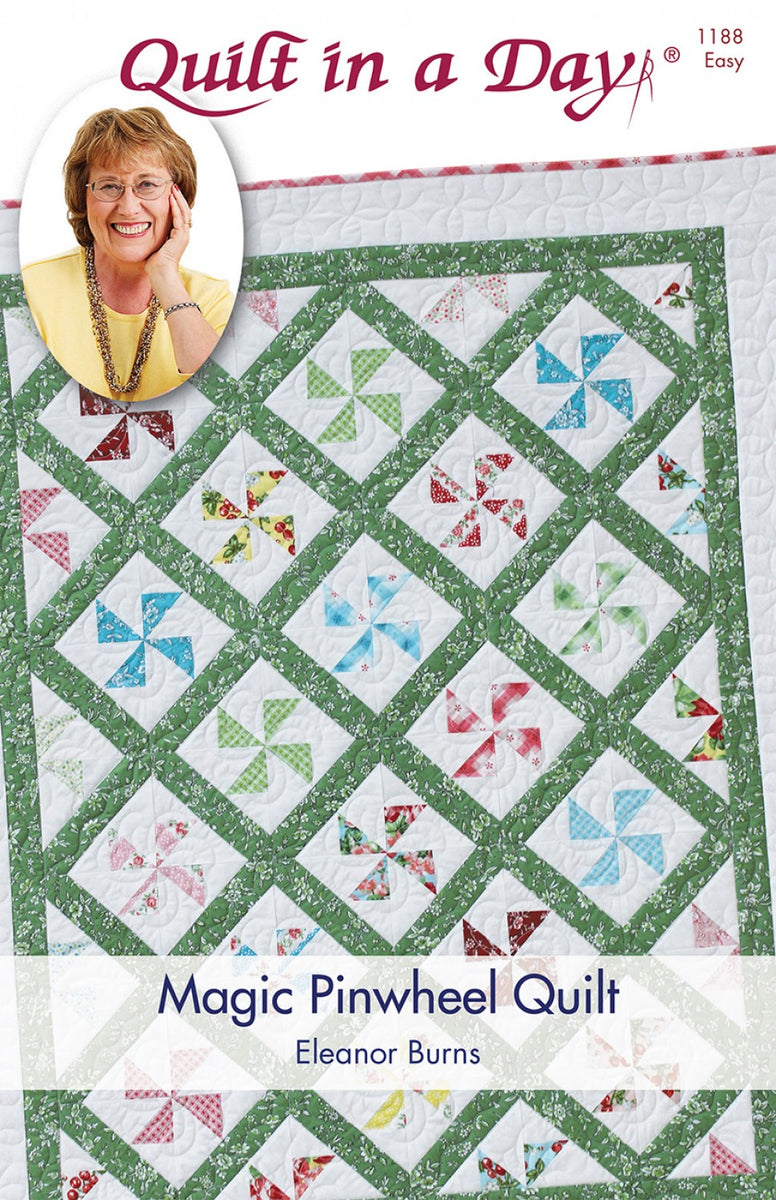 Magic Pinwheel Quilt Pattern – Quilting Books Patterns and Notions