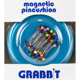 Magnetic Pincushion by Grabbit in teal blue with pins