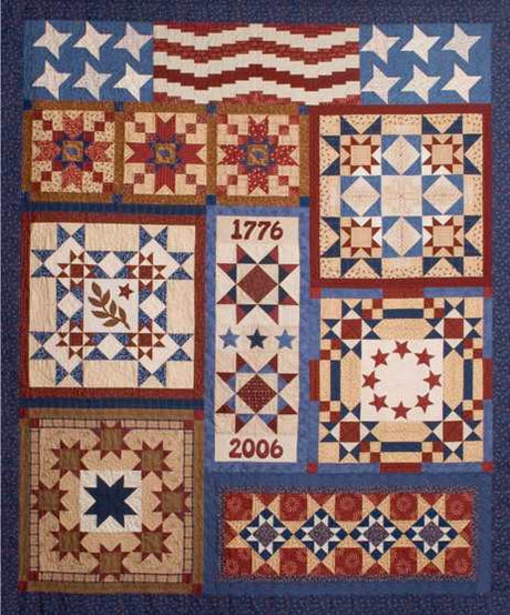 American Heritage - 8 Month Block of the Month in one pattern