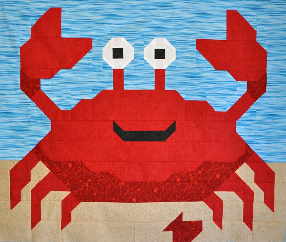 Crab Downloadable Pattern by Counted Quilts