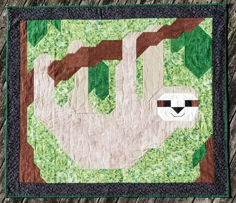 Sloth Downloadable Pattern by Counted Quilts