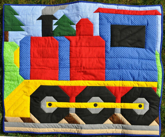 Train Downloadable Pattern by Counted Quilts